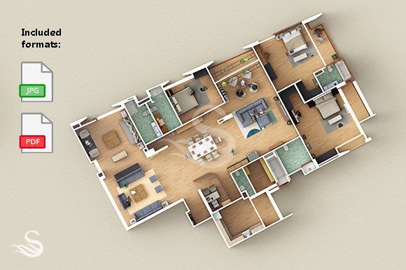 3 Bedroom Apartment Interior Isometric: A New Perspective on Modern Living
