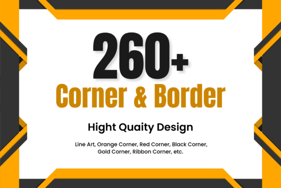 360 Corner and Border Vector Shape: A Versatile Design Tool for Modern Creativity