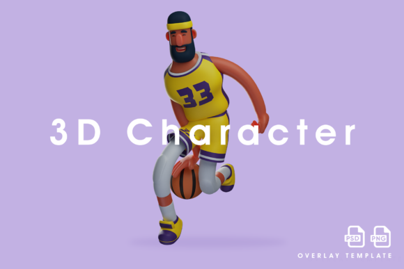 3D Basketball Athlete Cartoon Design: A Creative Workflow Tool