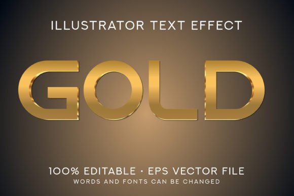 3d Gold Text Style Effect: A Modern Approach to Visual Design