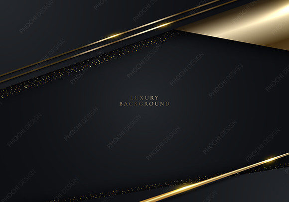 3D Luxury Template Black and Gold Stripe: A Modern Design Trend