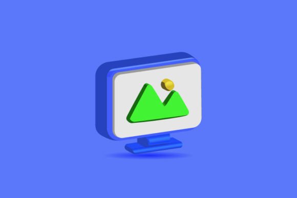 3D Monitor with Image Design Vector: A New Dimension in Visual Creativity