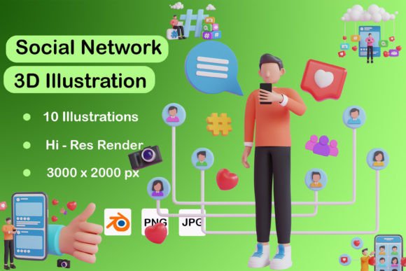 3D Social Network Pack: A Bold New Look