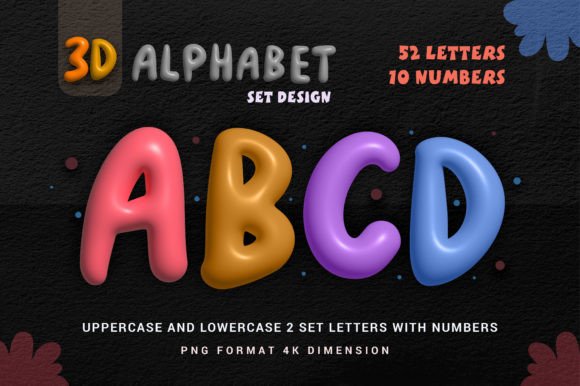 3D Sublimation Alphabet Set: A Creative Tool for Personalized Expression
