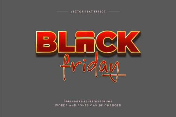 Black Friday Gradient 3D Text Effect: A Visual Game-Changer