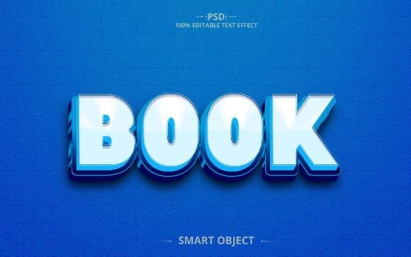 Book 3D Best Text Effect Design: Transforming Words into Visual Experiences