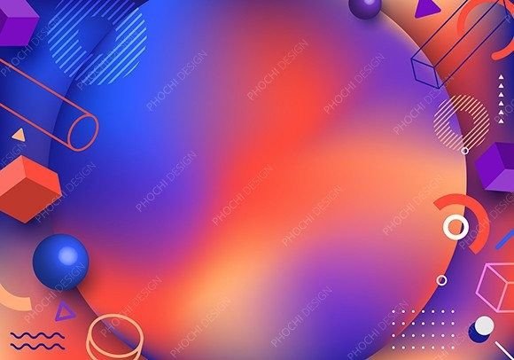 Circle Fluid Gradient Shape 3D Geometric: A Versatile Design Tool for Modern Creators