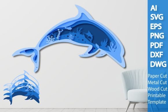 Exploring the Summer Dolphin Deep Sea Paper Laser SVG: A Creative and Technological Fusion