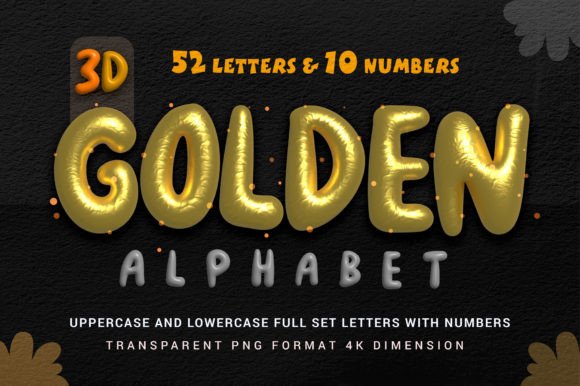 Golden Sublimation 3D Alphabet Set: A Tool for Precision and Creativity in Workflow