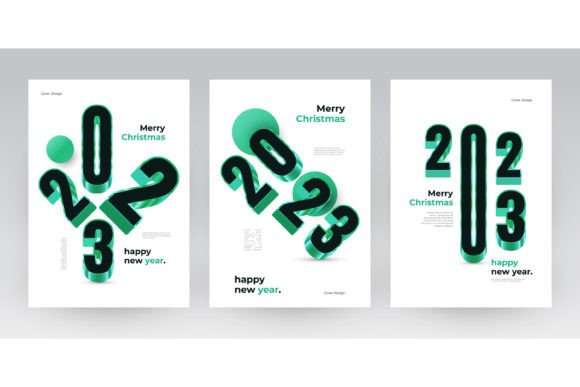Happy New Year 2023 Poster with 3D Text: A Strategic Tool for Creative Expression and Brand Communication