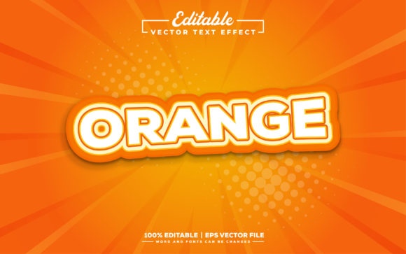 Orange Bold 3D Editable Text Effect: A Practical Guide for Creators and Marketers