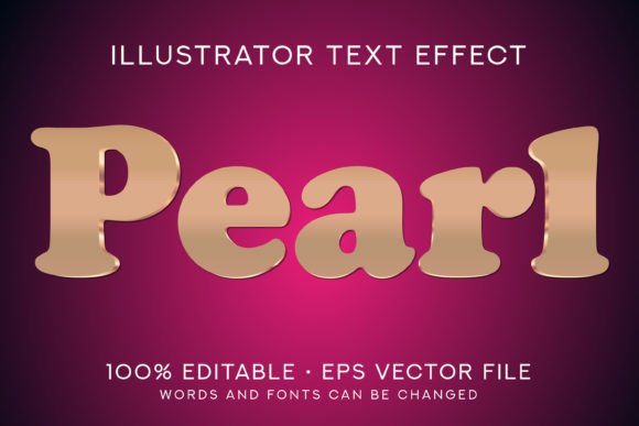 Pearl Text Style Effect