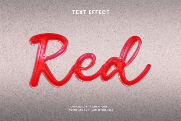 Red Glossy 3D Text Effect: A Guide to Creating Eye-Catching Digital Typography
