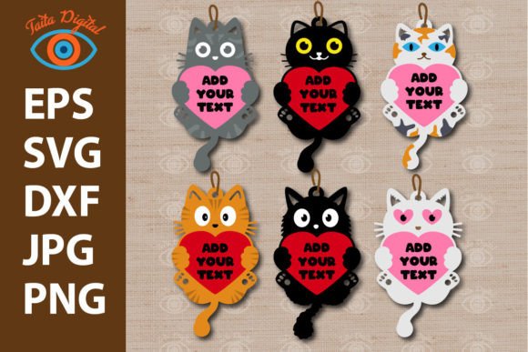 Valentine Kitten Cat Love Dangle Earring: A Whimsical Touch for Every Occasion